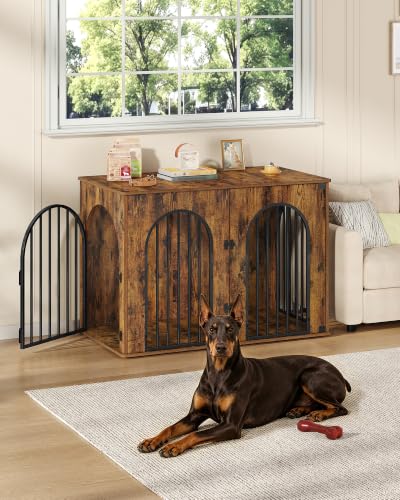 46.5 in Dog Crate Furniture,Dog Kennel Indoor for Medium/Large Dog, view 4