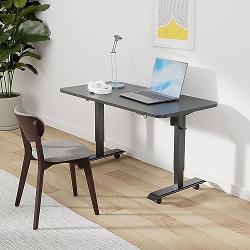 48" x24“ Electric Height Adjustable Standing Desk,Black, view 3