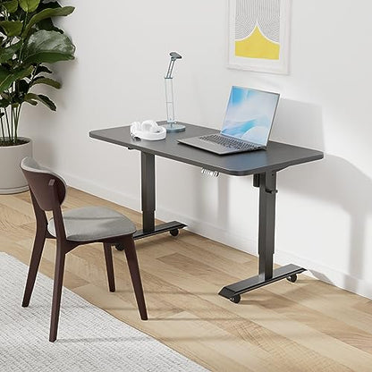 48" x24“ Electric Height Adjustable Standing Desk,Black, view 3
