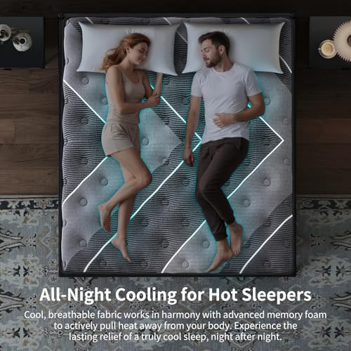 Twin Size Mattress, 12 Inch Hybrid Mattress in a Box, view 7