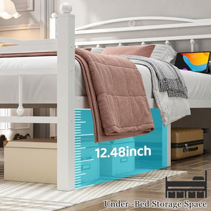 Full Size Bed Frame with Headboard, view 6