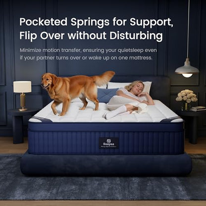 Queen Mattress, 2026 Upgraded Luxury 16 inch Queen Size Mattress in a Box, view 6