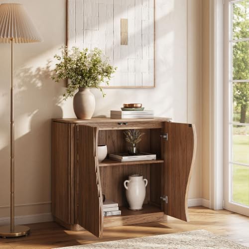 Simms 35" Sideboard Buffet Cabinet - Brown Walnut, view 5