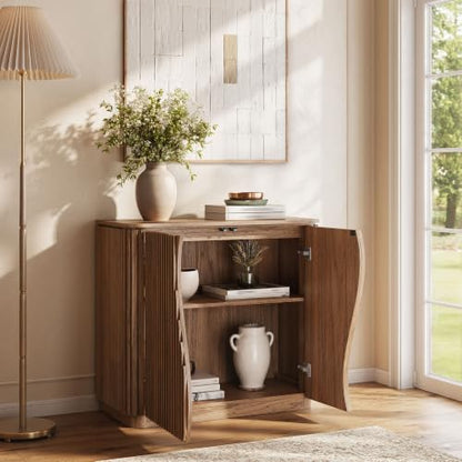 Simms 35" Sideboard Buffet Cabinet - Brown Walnut, view 5