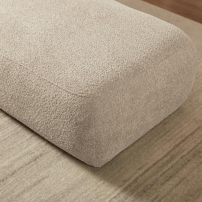 Modern Chaise Lounge Chair Indoor Cloud Chaise Lounge Sofa Small Chaise Couches, view 8