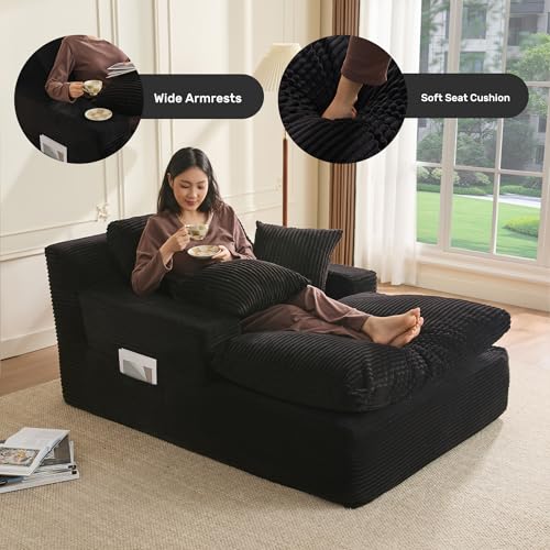 63" Chaise Lounge Chair Indoor, view 5