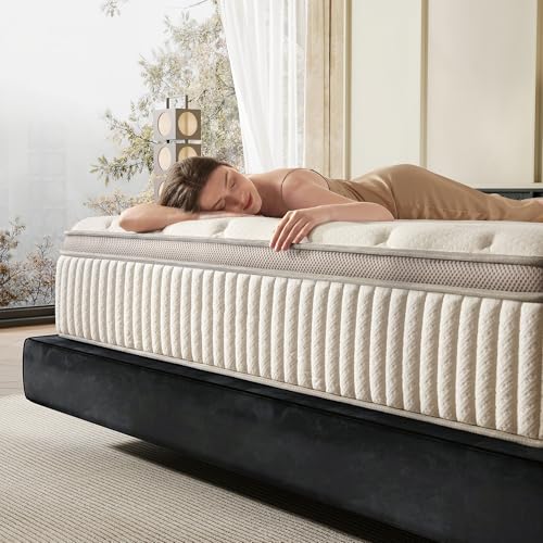 King Size Mattress, 12 Inch Hybrid King Mattress in a Box, view 2