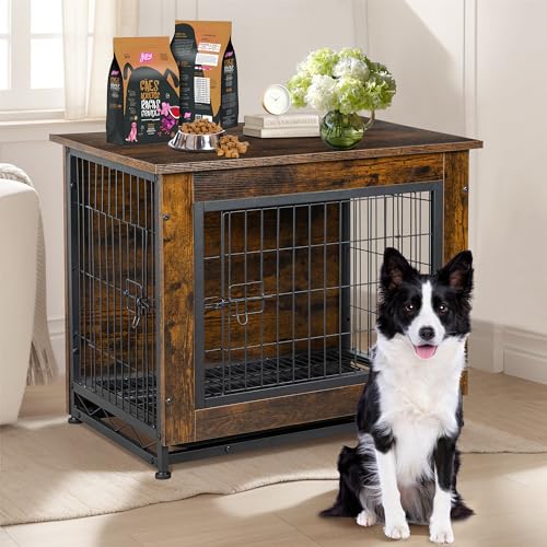 Wooden Dog Crate Furniture for Large Breed, view 7