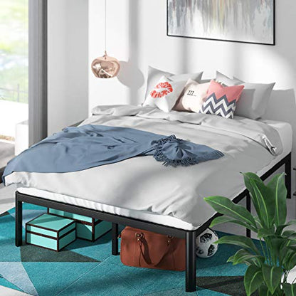 ZINUS Van 16 Inch Metal Platform Bed Frame / Steel Slat Support / No Box Spring, view 5
