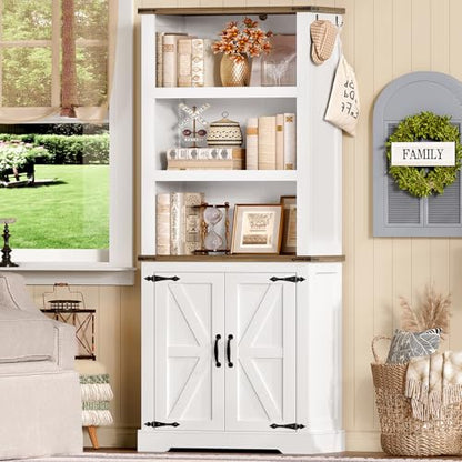 70.9in Tall Storage Cabinet with Adjustable Shelves, view 2