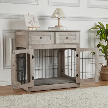 40'' Wooden Dog Crate Furniture, view 2