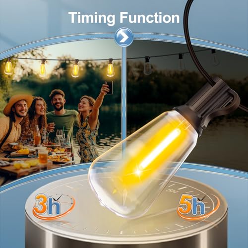 Outdoor Lights String Patio Outside, 100ft 30M LED Waterproof Light, view 4