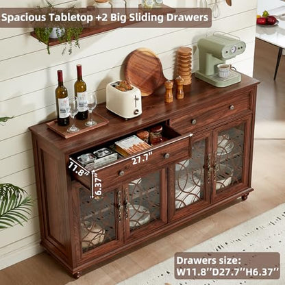 Farmhouse Sideboard Buffet Cabinet with Storage, view 6