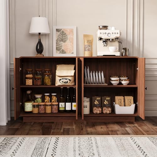 58 Inch Sideboard Buffet Cabinet with Storage, view 6