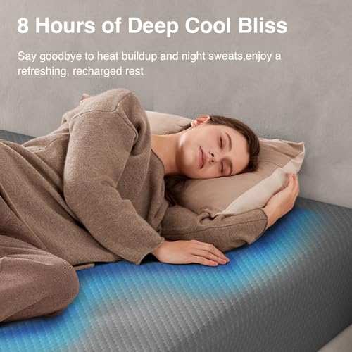 King Size Mattress, 12 Inch Memory Foam Mattress for Cool Night, view 4