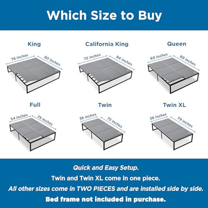 Heavy Duty Bunkie Board Queen Size (60x80) - Under Bed Support, view 5