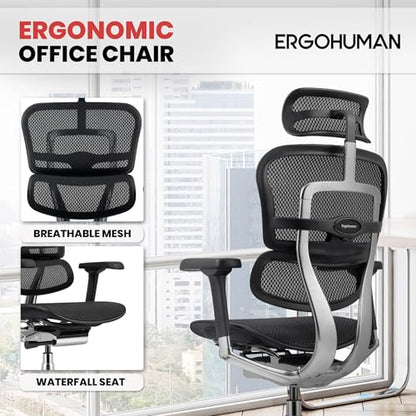 Eurotech ME7ERG GEN2 High Back Mesh Office Chair with Tilt Tension Control, view 6