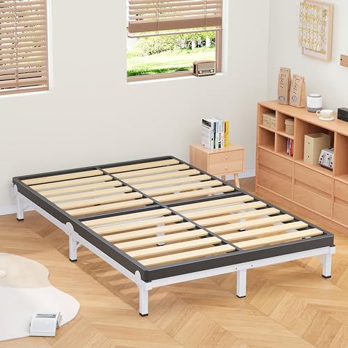 Metal Bed Frame Queen 8 Inches for Box Spring, 9-Legs Support Basics, view 3