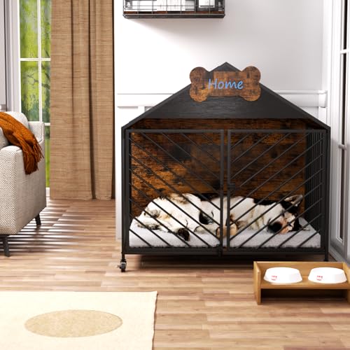 Furniture Dog Crate for Small & Medium Dogs, view 7