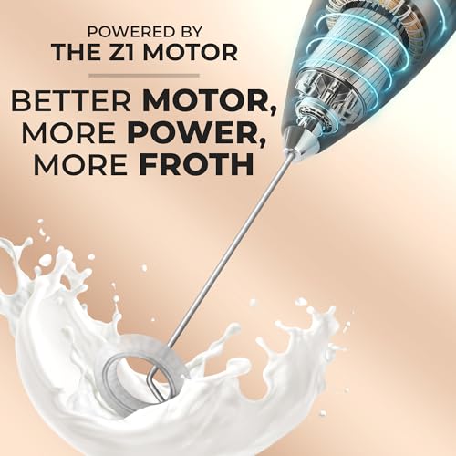 Milk Frother Handheld Electric Whisk – Frother Wand, Durable Drink Mixer, view 4