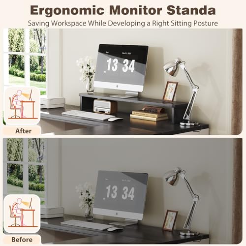 78" Farmhouse L Shaped Executive Desk with Drawers, view 7