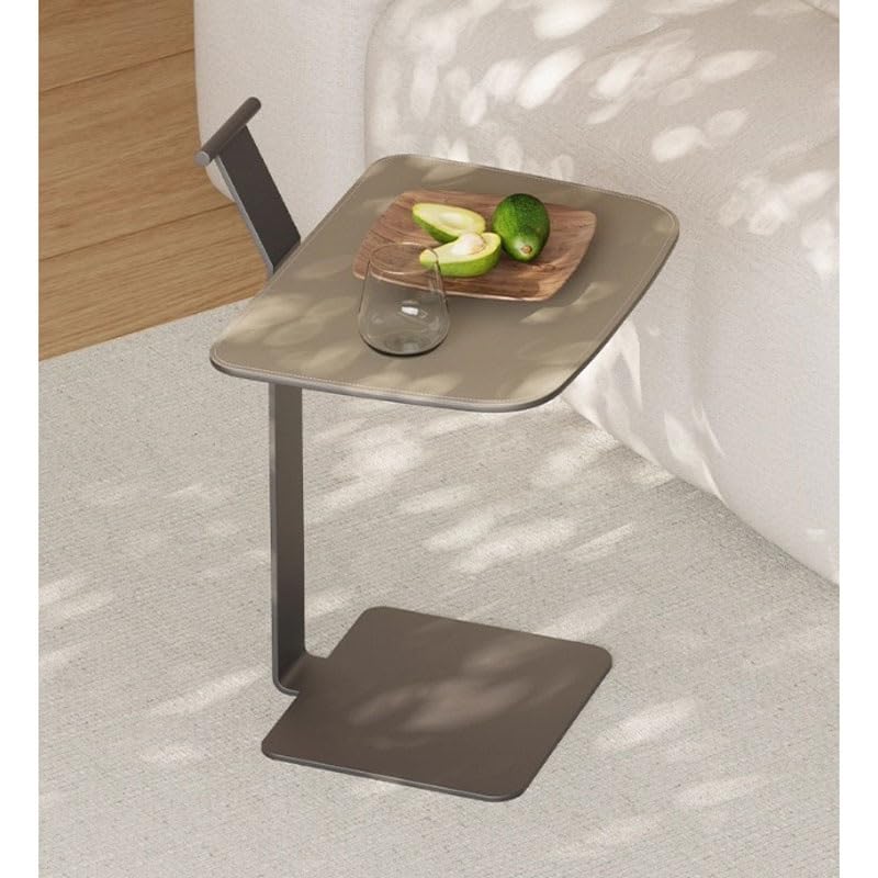 Coffee Tables for Living Room Simple Saddle Leather Sofa Side Table Home Bedside Living Room Small Coffee Movable Bedroom Furniture
