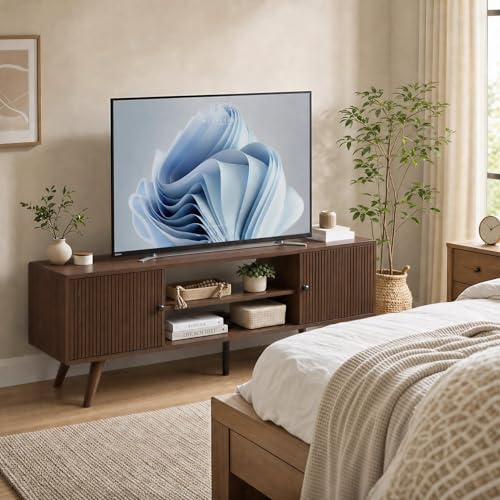 55" Mid Century Modern TV Stand for TVs Up to 60 Inch, view 3