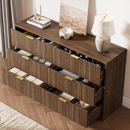 6 Drawer Dresser for Bedroom, view 4