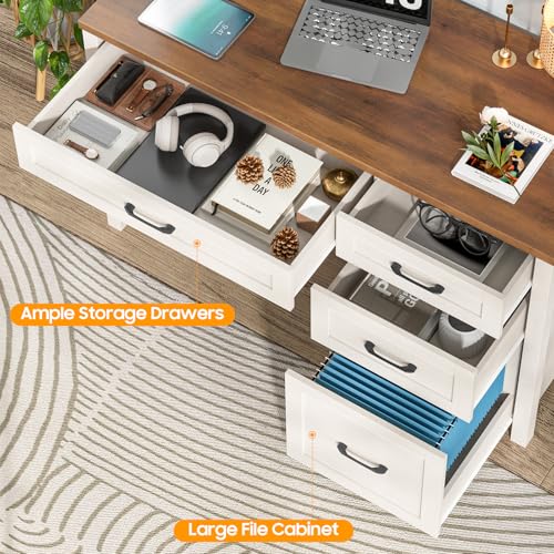 47" Farmhouse Executive Desk, view 4