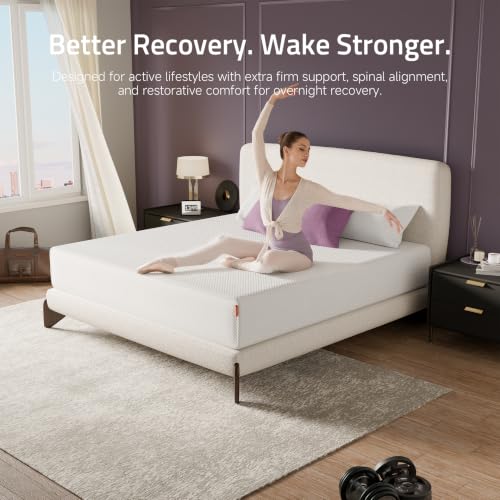 Full Size Mattress 12-Inch for Cooler Sleep – Cooling Gel Memory Foam with Back, view 4