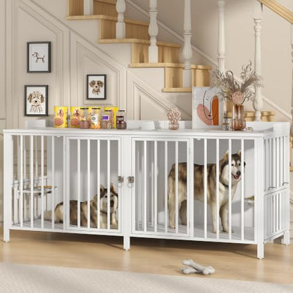 78 Inch Dog Crate, Large Dog Crate for 2 Dogs, view 2