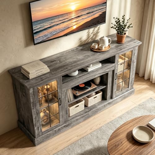 MXV 58" Farmhouse TV Stand for TVs up to 65 Inches, view 7