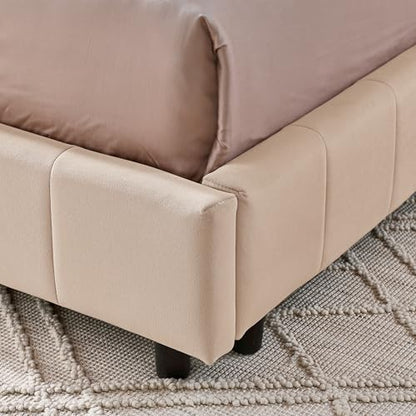 80" Velvet Fabric Floor Sleeper Sofa, Mid-Century Tufted Sleeper Chair with Unique Armrest, Upholstered Loveseat Sleeper Sofa with Easy Assembly for Living Space & Leisure Areas, Pink