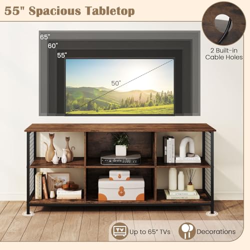 Industrial TV Stand for TVs up to 65 Inch, view 8