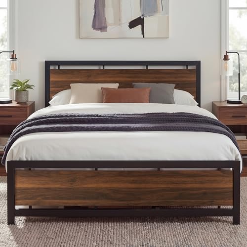 King Size Bed Frame with Headboard and Footboard, view 2
