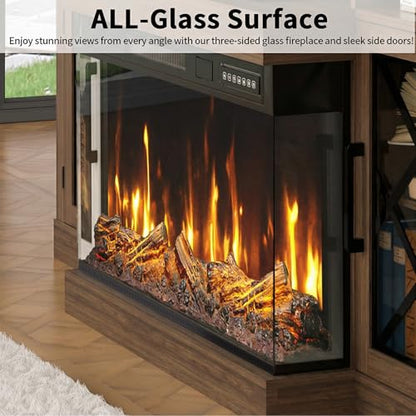 Fireplace TV Stand for TVs up to 75", view 4
