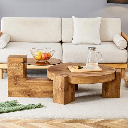 The Detachable Double Decker Coffee Table, the is More Precious, and the Detachable can Make the use of Space More Flexible and Suitable for Various Scenes.