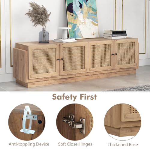 Farmhouse TV Stand for TVs Up to 75-Inch, view 7