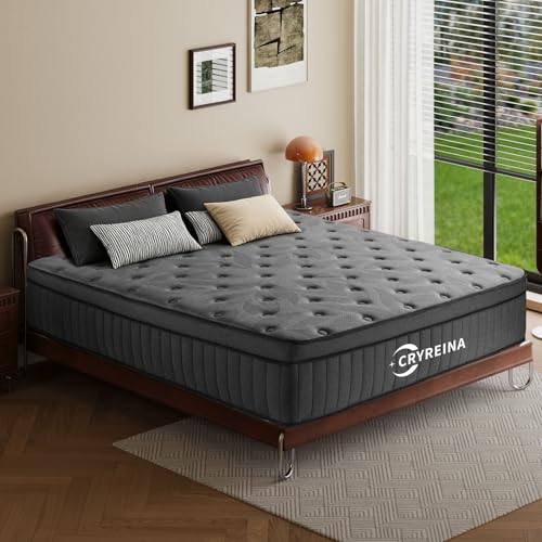 Full Size Mattress 10 inch, Hybrid Full Mattress in a Box, view 2