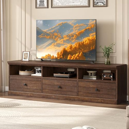 70 Inch Mid-Century Modern TV Stand for 65/70/75 in TV, view 2