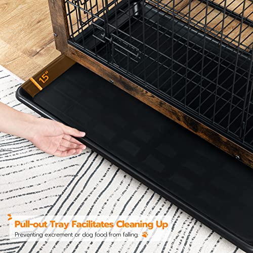 Dog Crate Furniture, 25.5" Small Dog Kennel Indoor, view 7