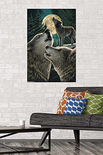 Lisa Parker - Wolf Song Wall Poster, 22.375" x 34", Unframed Version