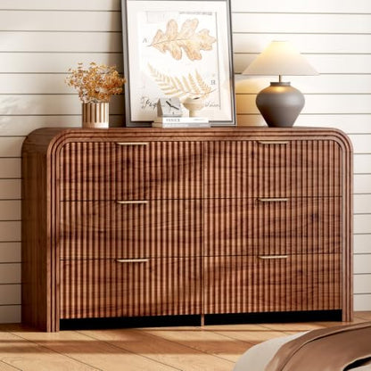 47.24" Modern Chest of Drawer, 6 Deep Drawers, Clothes Organizer, view 2