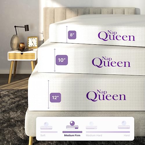 8 Inch Queen Size Mattress, Bamboo Charcoal Memory Foam Mattress, Bed in a Box, view 7