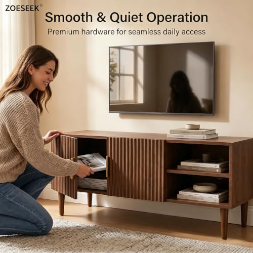 45" Minimalist TV Stand for 43 50 inch TV, view 4
