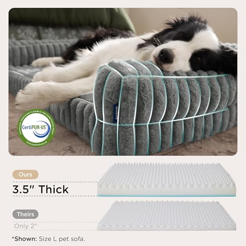 ComfyFleece® Memory Foam Orthopedic Dog Beds Large Sized Dog 35", view 5