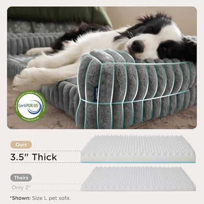 ComfyFleece® Memory Foam Orthopedic Dog Beds Large Sized Dog 35", view 5
