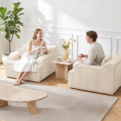 Chaise Lounge Chair Indoor, Oversized Boneless Chair Reading Chair, view 3