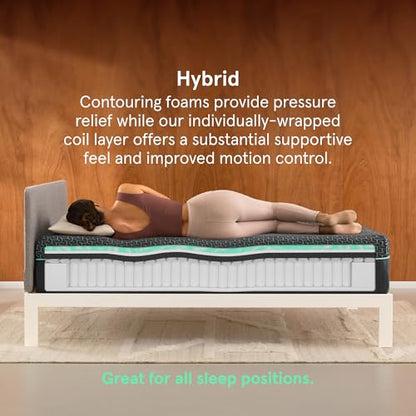 Tuft & Needle Kin Medium Plush 10" Hybrid Full Mattress in a Box, view 3