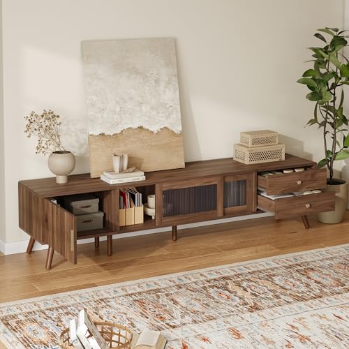 Marzzi Mid-Century Modern TV Stand for 85 inches TV, view 4